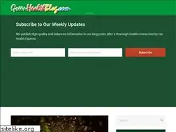 Sites similar to greenhealthblog.com