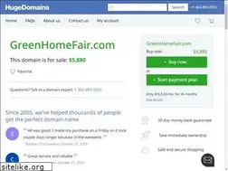 Sites similar to greenhomefair.com