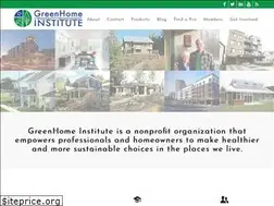 Sites similar to greenhomeinstitute.org