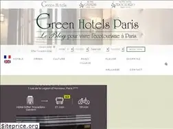 Sites similar to greenhotelparis.com