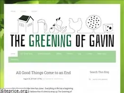 Sites similar to greeningofgavin.com