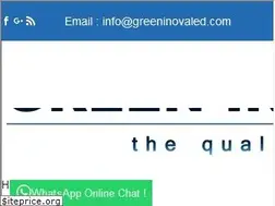 Sites similar to greeninovaled.com