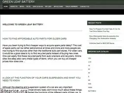 Sites similar to greenleafbattery.com