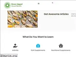 Sites similar to greenlippedmusselbenefits.org