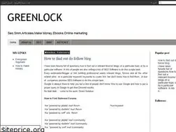 Sites similar to greenlock.blogspot.com