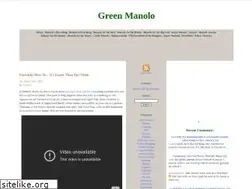 Sites similar to greenmanolo.com