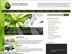 Sites similar to greenmattersonline.com