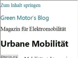 Sites similar to greenmotorsblog.de