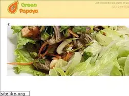 Sites similar to greenpapayathaicuisine.com