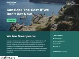 Sites similar to greenpeacefund.org