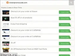 Sites similar to greenpromocode.com