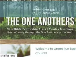 Sites similar to greenrunbaptist.com