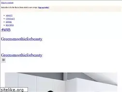 Sites similar to greensmoothieforbeauty.com