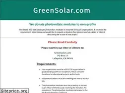 Sites similar to greensolar.com