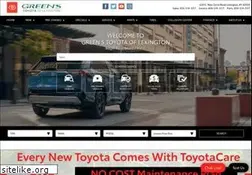 Sites similar to greenstoyotaoflexington.com