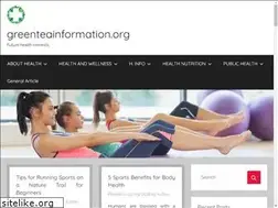 Sites similar to greenteainformation.org
