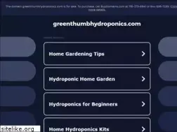 Sites similar to greenthumbhydroponics.com