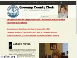 Sites similar to greenupcountyclerk.com