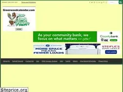 Sites similar to greenwoodcalendar.com