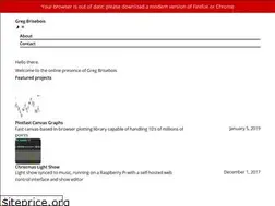 Sites similar to gregbrisebois.com