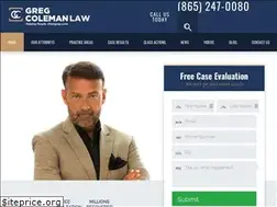 Sites similar to gregcolemanlaw.com