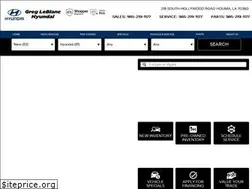 Sites similar to gregleblanchyundai.com