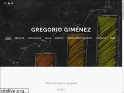 Sites similar to gregoriogimenez.com