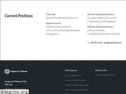 Sites similar to gregoryhwatson.eu