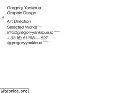 Sites similar to gregoryyankioua.io