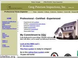 Sites similar to gregpetersoninspections.com