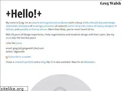 Sites similar to gregwalsh.com