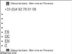 Sites similar to greoux-les-bains.com