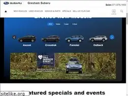 Sites similar to greshamsubaru.com