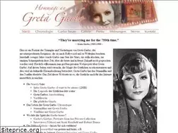 Sites similar to greta-garbo.de