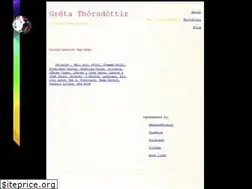 Sites similar to gretathorsdottir.com