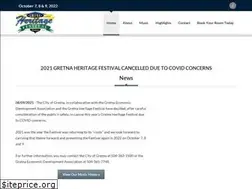 Sites similar to gretnafest.com