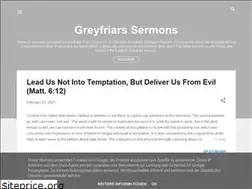 Sites similar to greyfriarssermons.blogspot.com