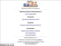 Sites similar to gridca.kek.jp
