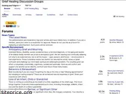 Sites similar to griefhealingdiscussiongroups.com