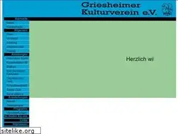 Sites similar to griesheimerkulturverein.de