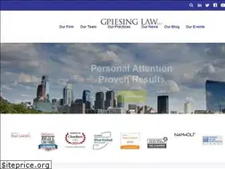 Sites similar to griesinglaw.com