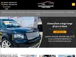 Sites similar to grieveparademotors.com.au