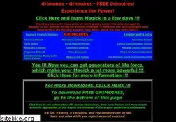 Sites similar to grimoires.com