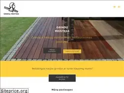 Sites similar to grindumeistras.lt