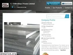 Sites similar to grmetalloys.in