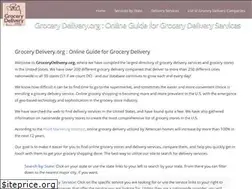 Sites similar to grocerydelivery.org