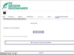 Sites similar to groenerekenkamer.nl