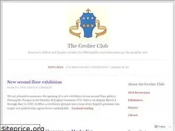 Sites similar to grolierclub.wordpress.com