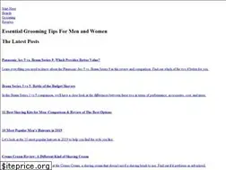 Sites similar to groomingessentialsblog.com