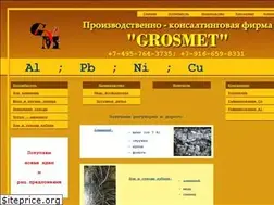 Sites similar to grosmet.ru